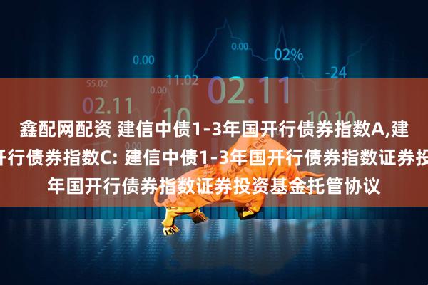 鑫配网配资 建信中债1-3年国开行债券指数A,建信中债1-3年国开行债券指数C: 建信中债1-3年国开行债券指数证券投资基金托管协议