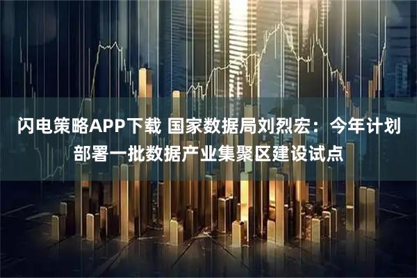 闪电策略APP下载 国家数据局刘烈宏：今年计划部署一批数据产业集聚区建设试点